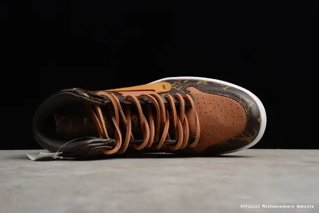 Official Maikesneakers Off-Louis 1 AJ1 OW x Jordan AQ0818-158 Air 0415